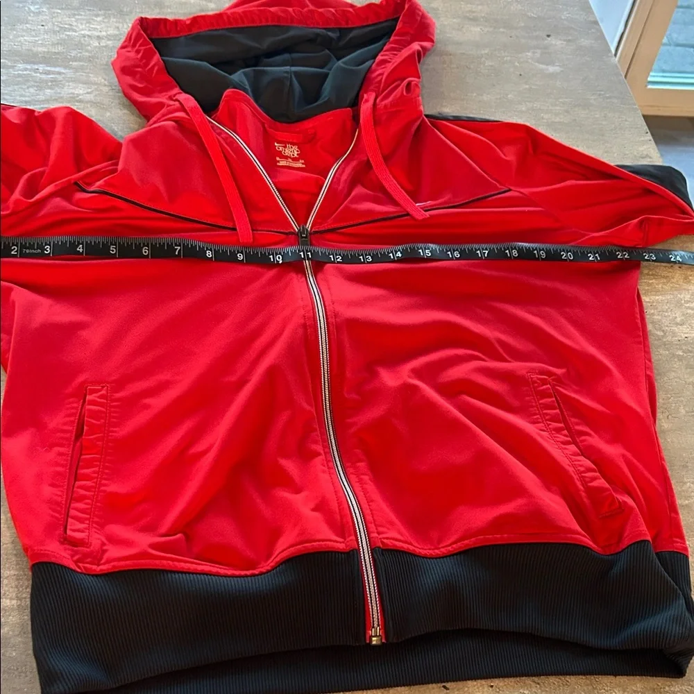 Nike the athletic dept Men's Red and Black jacket zip up hoodie size XL - Picture 6 of 9